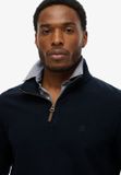 Superdry Klassieke Essential Trui met Halve Rits Heren XL Super Dark Navy