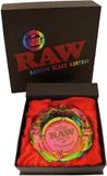 Raw Rainbow Glass Ashtray - Multicolor