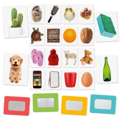 Headu Leren Puzzel Aanraakkaarten Montessori - 8057592352460