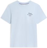 Tommy Hilfiger Heren T-shirt met korte mouw, ronde hals, van gerecycled katoen, maat L