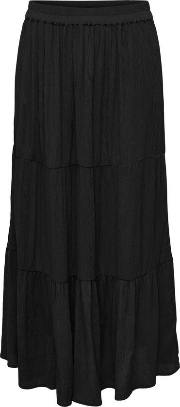 ONLY ONLMIKKA LIFE LONG SKIRT WVN NOOS Women's Skirt - Size XS - Black