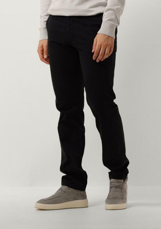 BOSS Chino_slim Broek Heren - Zwart - Maat 31/32 - Katoen