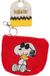 DISNEY Peanuts Snoopy Red and White Purse Keychain