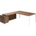 Quadrifoglio bureau d'angle directionnel droit série X9 - 190 cm