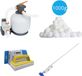 WAYS - Pompe de filtration 5678 L/h & 6 Filtres Type III & WAYS Brosse de nettoyage