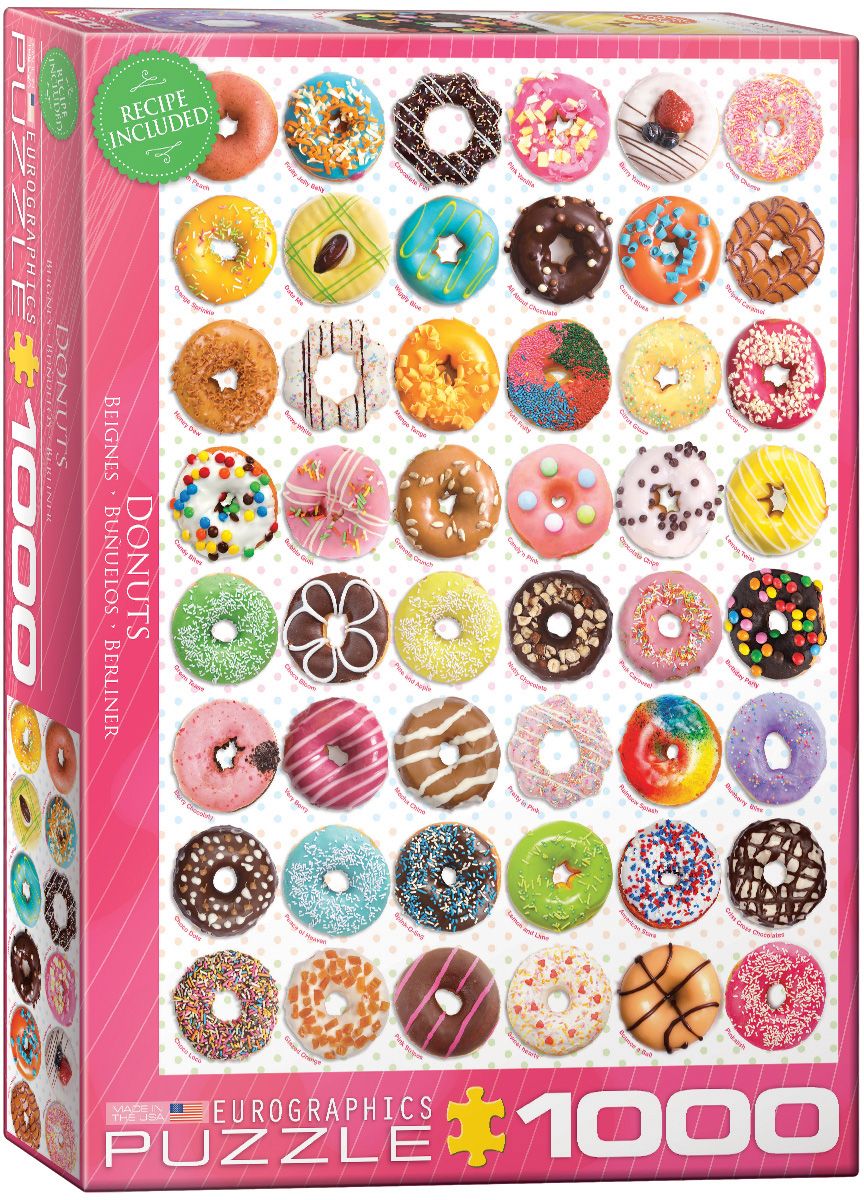 Eurographics Donuts Tops 1000pcs Puzzle