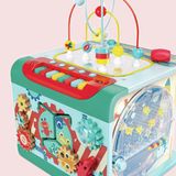 Hape Magische Activiteitenkubus - Speelkubus met Geluid, Muziek en 5 Speelvlakken voor Baby en Peuter 12M+