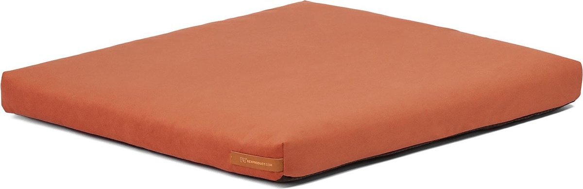 Rexproduct Softpet ecological bed, hondenbed, kattenbed, dierenbed, hondenmand, kattenmand, hondenkussen, kattenkussen oranje