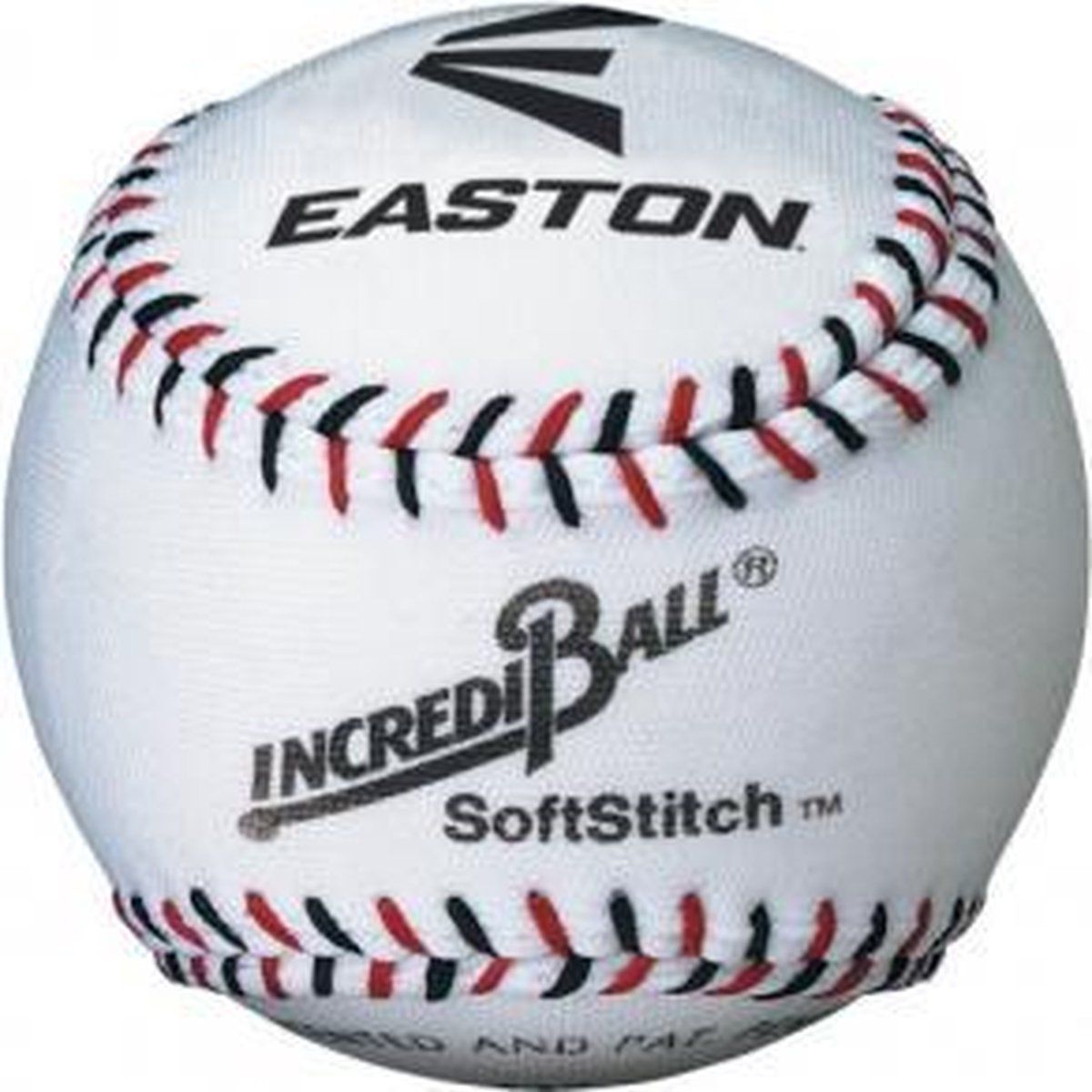 EASTON IncrediBall Softstich Zachte Honkbal - Wit - 9 inch - Kinderen