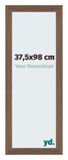 Your Decoration - Cadre puzzle 37,5x98 cm - Noyer foncé