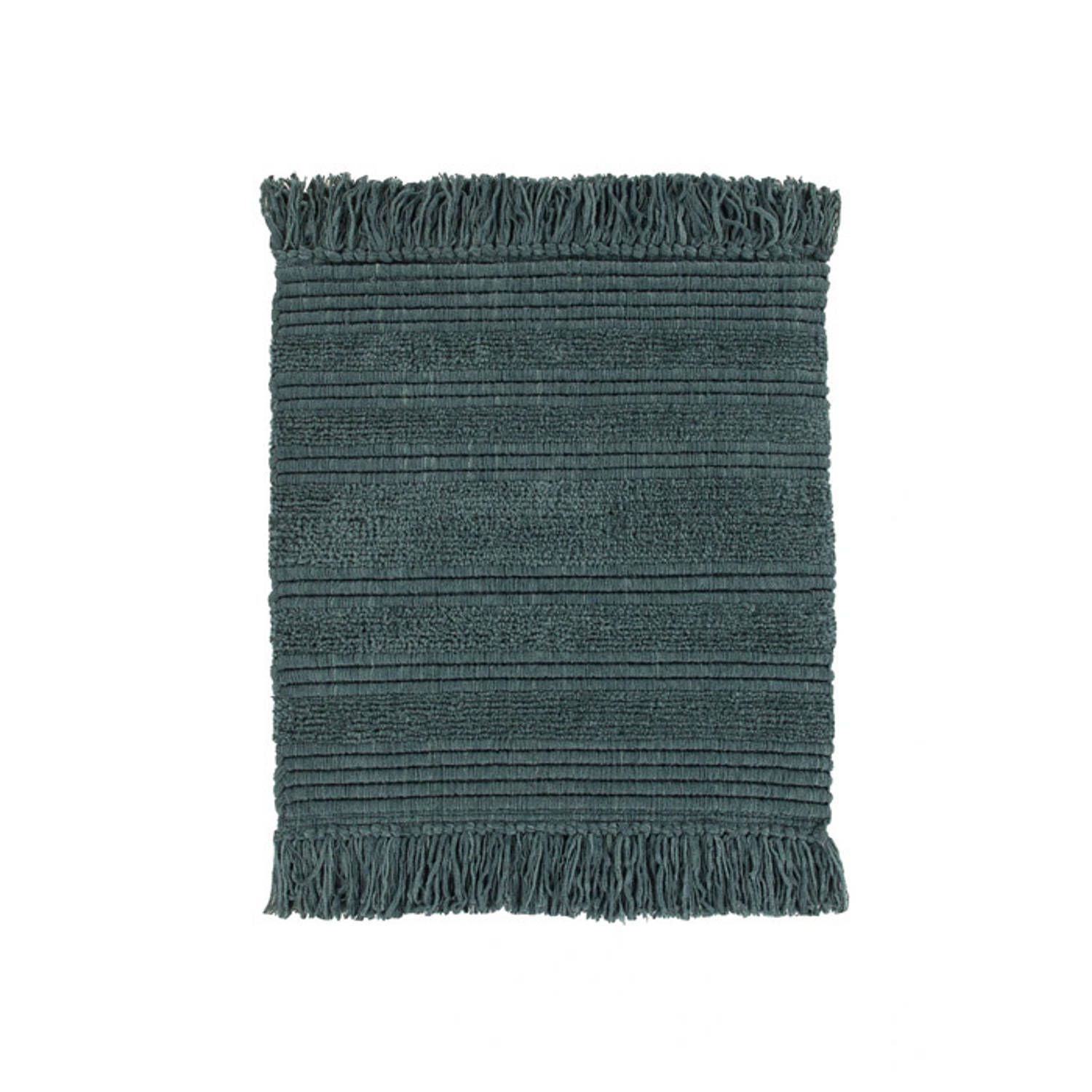 Heckett & Lane Nukus Badmat - Pine Green - 60x60 cm