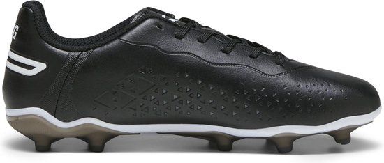 PUMA KING MATCH FG/AG Jr Voetbalschoenen - Puma Black-Puma White - Maat 38 - Kinderen