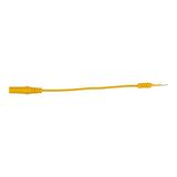 KS Tools 150.0973 4,0 mm Ingangsbus op 0,8 mm testadapterstekker, plat (geel)