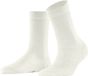 FALKE Fable Estate eenkleurig wol sokken dames wit - maat 35-38