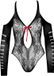 NO:XQSE Open Off-Shoulder Body met Strik Zwart