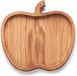 Bol assiette en bois massif antibactérien pour enfant - 20 x 20 cm