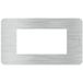 BTICINO MatixGO plaat van technopolymeer aluminium JA4804EA plaat MatixGO 4 modules