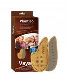 Vaya Plantico Orthopedische Inlegzolen - 1/2 Lengte, 1 Paar voor Fasciitis Plantaris en Hielspoor - Volnerf Leer - Mannen en Vrouwen (37-38)