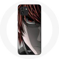 Maniacase Etui voor Samsung Galaxy A03 Light Yagami Death Note Manga Anime