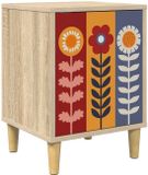 vidaXL Nachtkastje ESSEN Sonoma Eiken 36 x 33 x 50 cm Bewerkt hout