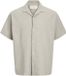 JACK&JONES JORLUKE CRINKLE RESORT SHIRT SS SN Hommes Chemises L Coton Moonbeam