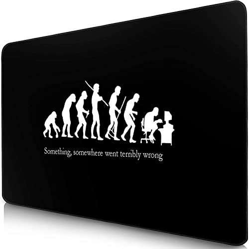 Sidorenko Gaming Muismat I Mouse Pad 280 x 200 mm I Randvrije randen I Speciaal oppervlak verbetert de snelheid en precisie I Antislip I zwart