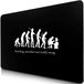 Sidorenko Gaming Muismat I Mouse Pad 280 x 200 mm I Randvrije randen I Speciaal oppervlak verbetert de snelheid en precisie I Antislip I zwart