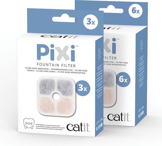 Catit - Pixi Drinkfontein Filters - 3 stuks - Kat