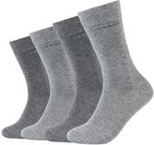 Camano Ca-Soft Bamboo Socks 4-Pack Dark Grey Mix Unisex Shoe Size 43-46