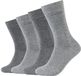 Camano Ca-Soft Bamboo Socks 4-Pack Dark Grey Mix Unisex Shoe Size 43-46
