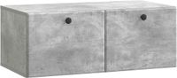 vidaXL Wandmontage TV-kast 78,5 x 41 x 30 cm Betongrijs Bewerkt hout
