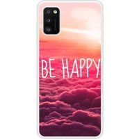 Samsung Bedrukt siliconen hoesje compatibel met Galaxy A41 Be Happy nuage