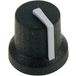 Cliff CL170844CR Bouton rotatif Noir, Gris (Ø x h) 16.8 mm x 14.5 mm 1 pièce
