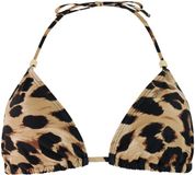 Protest MIXAles - Triangel bikini top Dames - Koordsluiting - Uitneembare vulling - Normale pasvorm - Bruin