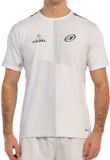 Bullpadel Buque Padel Heren XXL Wit Korte mouw Polyester Trainingsshirt