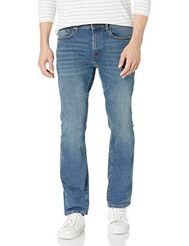 Amazon Essentials Men's Slim Fit Bootcut Jeans - Medium Blue Vintage - 34W / 34L