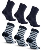 DANISH ENDURANCE Katoenen Sokken - Klassieke Stijl - Unisex - 6 paar - Maat 43-47