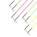 Adam Hall Cables Pedalboard patchkabel met hoekjack TS, set van 4, 0,6 m