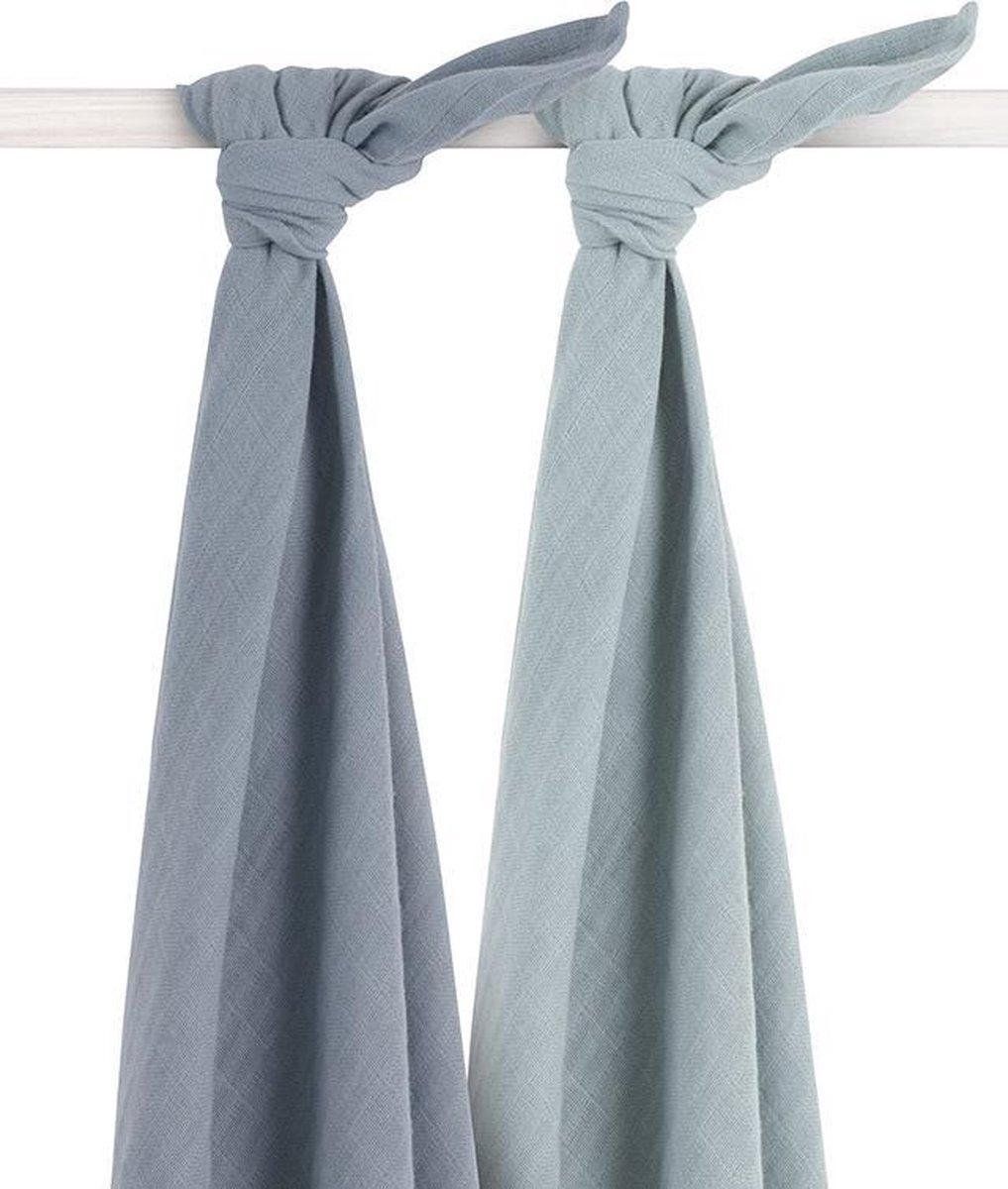 Jollein Hydrofieldoeken Grijs 2-pack 115x115 cm