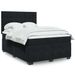 Maison Exclusive - Boxspringbed met matras, noir, 160x200 cm, velours