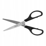 D.RECT PO-16 16cm 24 Stuks Roestvrijstalen Knipschaar voor Papier en Tape Plastic Handvat Schoolschaar Schaar voor Gebruik Thuis School en Kantoor, Zwart, 110912