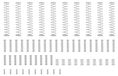 Assortiment ressorts pour imprimante 3D