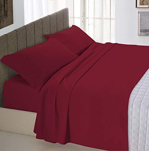 Max Color Bedding Set - Bordeaux - Double
