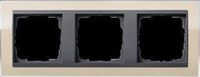 Gira Event cadre de finition triple anthracite/clair sable