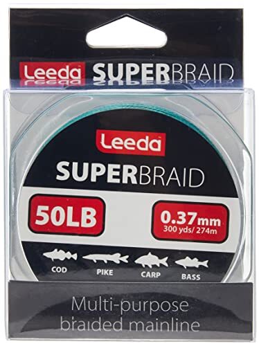 LEEDA Leeda Unisex's Super Braid 30lb 300 yds / 274 m, andere, 30 lb