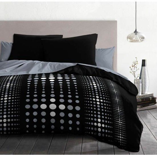 Noorse hoes HOME LINGE PASSION Zwart 240 x 260 cm