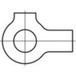 TOOLCRAFT Rondellen met 2 doeken 34 mm Staal Verzinkt 50 stuk(s)