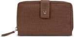 bugatti Noemi Lady Zip Around Wallet Cognac bruine