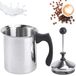 RVS Mousseur à lait manuel 800 ml