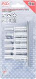 BGS Torx doppenset lang 1/4" 6 delig - E4, E5, E6, E7, E8 en E10